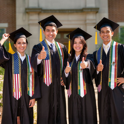 Mexican Stole Mexico 2026, Graduation Sash for Graduate Students