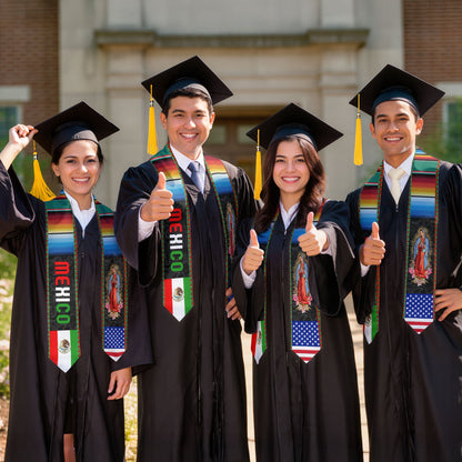 Stole Mexico 2026 Mexican, Senior Graduation Sash