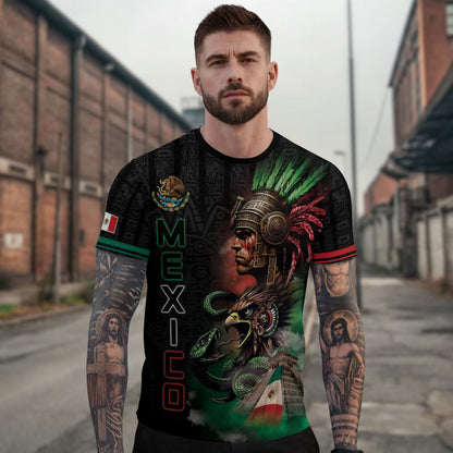 Mexico Aztec Warrior Eagle Heritage Spirit Pride Legacy Culture Shirt