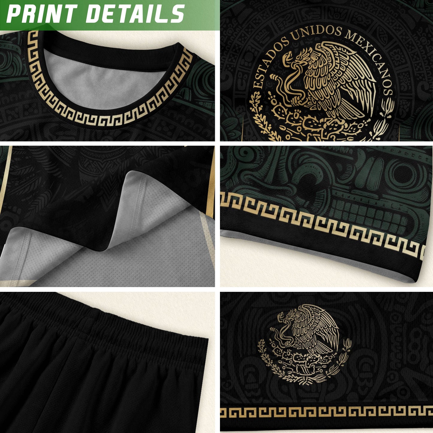 Mexico Heritage Soccer Jersey Green Gold, Cultural Identity and National Pride Wear