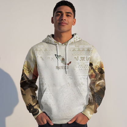 Mexican Eagle Liberty Flag Dual Heritage Mens Sudadera De Mexico Hoodie