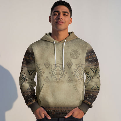 Mexican Eagle Snake Aztec Pyramid Vintage Heritage Mens Sudadera De Mexico Hoodie
