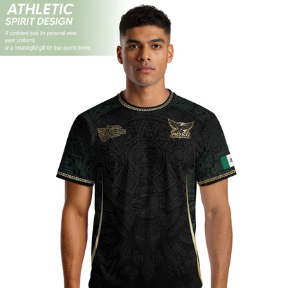 Mexico Heritage Soccer Jersey Green Gold, Cultural Identity and National Pride Wear