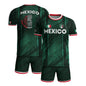 Mexico Soccer Jersey Green Aztec Calendar National Emblem Design