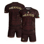 Mexico Burgundy Aztec Sun God Heritage Soccer Jersey