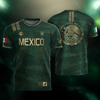 TEST BUNDLE - Mexico Green Gold Aztec Heritage Soccer Jersey (Copy)