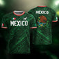 Mexico Green Aztec Calendar National Emblem Soccer Jersey