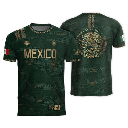 TEST BUNDLE - Mexico Green Gold Aztec Heritage Soccer Jersey (Copy)