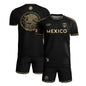 Mexico Black Gold Eagle Heritage Estados Unidos Mexicanos Football Soccer Jersey