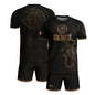Mexico Black Gold Eagle Snake Heritage Estados Unidos Mexicanos National Soccer Jersey
