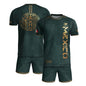 Mexico Dark Green Aztec Pyramid Heritage Estados Unidos Mexicanos Soccer Jersey
