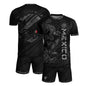 Mexico Black Grey Feathered Serpent Heritage Mens Football Soccer Jersey