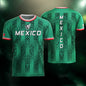 Mexico Green Aztec Pattern National Pride Mens Culture Football Soccer Jersey