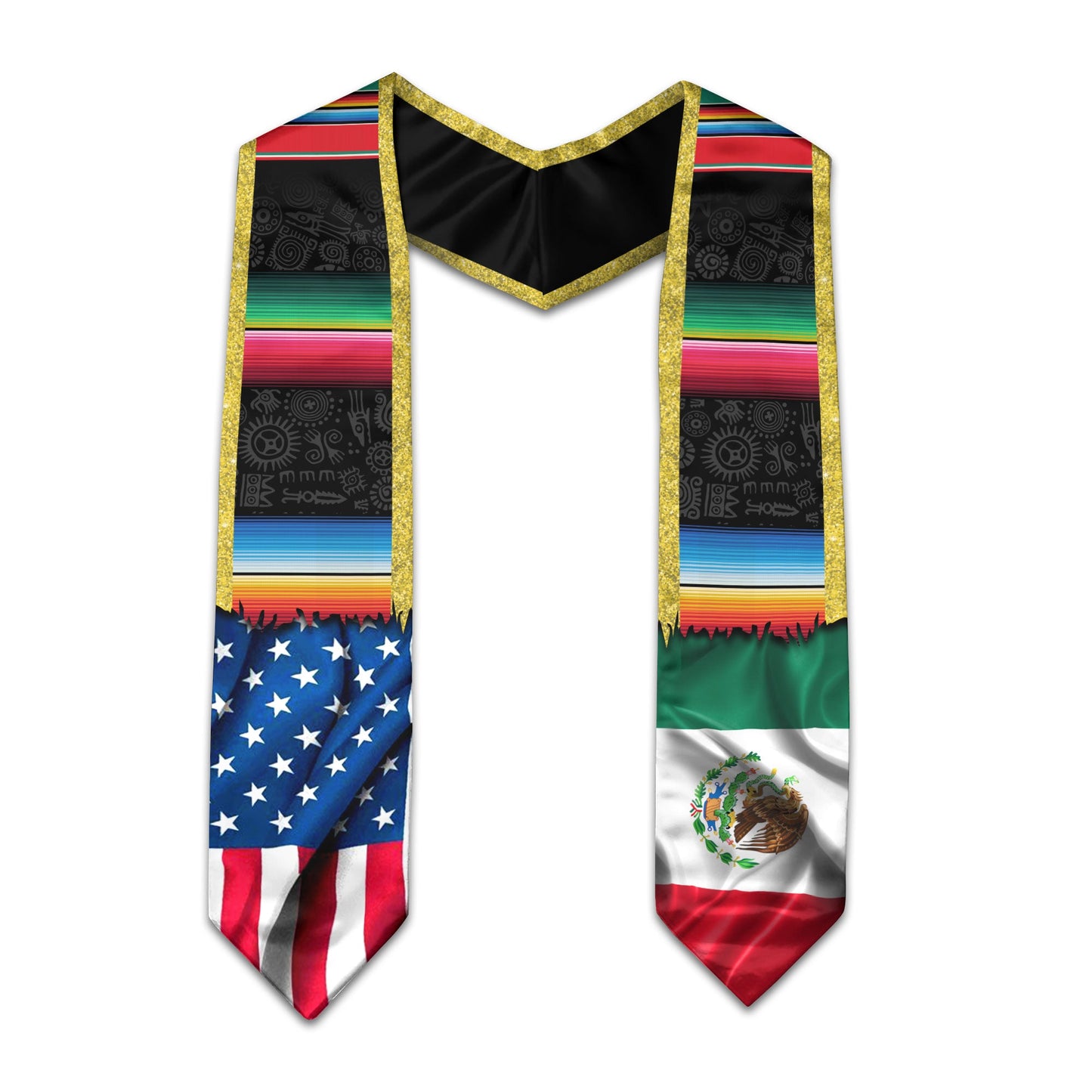 Mexican Graduation Sash 2026, Mexico Stole for Graduate Ceremony
