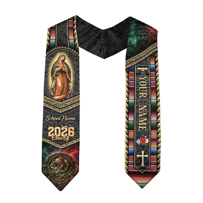 Personalized Mexican Graduation Stole 2026 Custom Graduation Sash Mexico Graduation Stoles