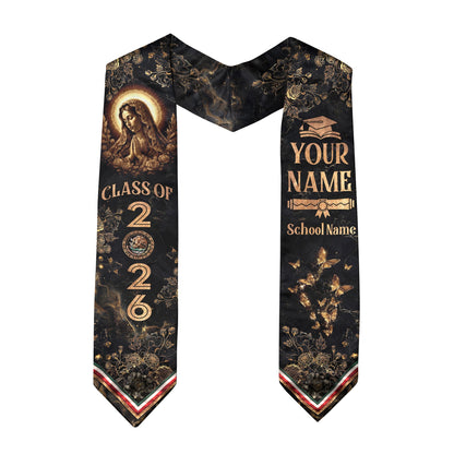 Custom Graduation Stole Mexican Graduation Sash 2025 Personalized Stoles for Graduation