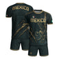 Test - Mexico Soccer Jersey Dark Green Aztec Eagle and Warrior Claw Design (Copy)