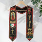 Customized Graduation Stole Mexico, Mexican Flag Style Graduation Sash for the Class of 2026
