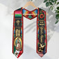 Custom Mexican Graduation Stole 2026 Mexico Sash Virgin Mary Butterfly Aztec Patterns