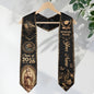 Mexican Graduation Stole 2026 Custom Mexico Sash Virgin Mary Cross Aztec Patterns