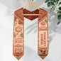 Mexico Graduation Stole 2026 School Logo Personalized Name Aztec Eagle Sash