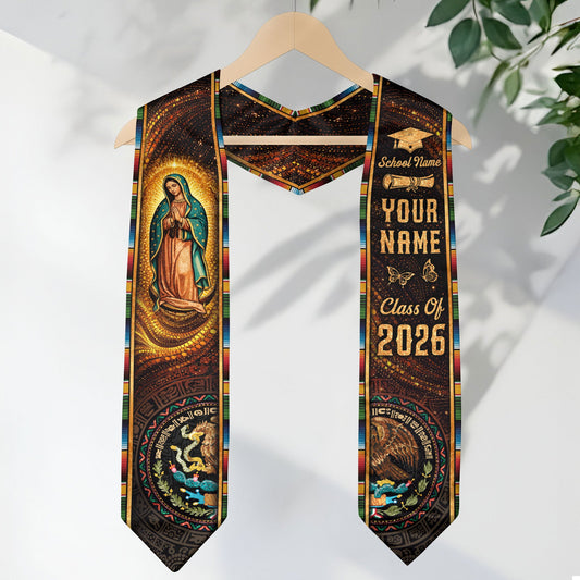 Graduation Stoles 2025 Mexican Style Custom Graduation Stole Personalized Sash
