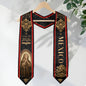 Mexico Graduation Stole 2026 Virgin Mary Gold Eagle Black Luxury Heritage Sash