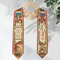 Custom Mexico Graduation Stole 2026 - Quetzalcoatl Aztec & Mexican Eagle Heritage Sash