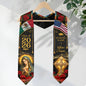 Custom Mexico Graduation Stole Class of 2026 Virgin Mary Cross Mexican Flag Sash