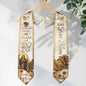 Virgin Mary Graduation Stole 2026 - Personalized Mexican Heritage Guadalupe Gold Sash