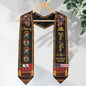 Custom Mexican American Grad Stole Class of 2026 Embroidered Style Graduation Sash