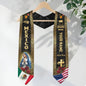 Custom Mexico Graduation Stole 2026 Virgin Mary Eagle Flag Mexican Sash