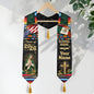 Custom Mexican American Graduation Stole Class of 2026 Our Lady of Guadalupe Mexico Tassel Sash