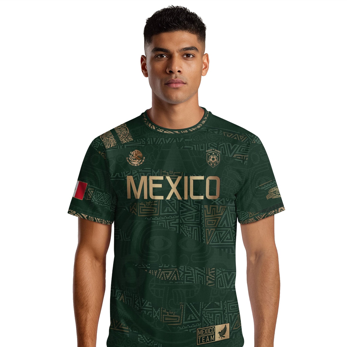 TEST BUNDLE - Mexico Green Gold Aztec Heritage Soccer Jersey (Copy)
